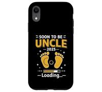 Soon to Be Uncle 2025 Loading Funny Pregnancy Reveal Design Carcasa para iPhone XR