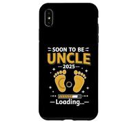 Soon to Be Uncle 2025 Loading Funny Pregnancy Reveal Design Carcasa para iPhone XS Max