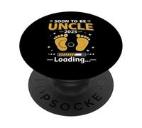 Soon to Be Uncle 2025 Loading Funny Pregnancy Reveal Design PopSockets PopGrip Adhesivo