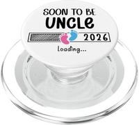 Soon to Be Uncle 2026 Loading New Uncle Promoted to Uncle PopSockets PopGrip para MagSafe