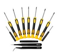 Soonan 12 en 1 Destornillador Torx/Estrellas/Tx Magnéticos Profesionales Precisión, T3 T4 T5 T6 T8 T10 Screwdrivers Magnéticos Para Teléfono Móvil Xbox PS4 Anillo Portacartel Ordenador