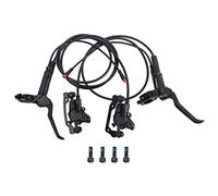 soonbuy Kits de juego de frenos hidráulicos, freno de disco de doble pistón de bicicleta eléctrica, freno de disco de aceite de aleación de aluminio 1 par freno de aceite (delantero, trasero)