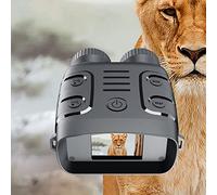 Soonbuy Prismáticos de visión Nocturna, Gafas de visión Nocturna para Caza, 5X Zoom Digital 1080P monocular de visión infrarroja para Ver 95 pies/300 m en 100% Negro Oscuro