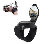 SOONHUA Espejo retrovisor para bicicleta, gran angular, protección de muñeca, 360 ° grados ajustable para ciclistas, bicicleta de montaña y conducción