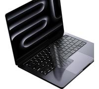Soonjet Protector de teclado premium para MacBook Air de 15 pulgadas, 13.6 pulgadas, MacBook Pro de 14 pulgadas y 16 pulgadas, funda de teclado ultrafina compatible con modelos M2 M3 Chip Pro/Max 2021