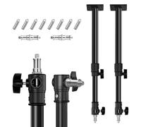 Soonpho 2-Pack Brazo de Brazo para fotografía de Pared Boom Arm Longitud Ajustable de hasta 67 cm con 3/8 1/4 Adaptador Universal de Rosca para Las Luces de vídeo de Fotos,Paraguas,reflectores
