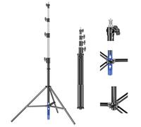 Soonpho 410cm Pro Fotografía Soporte de luz Soporte de Luz de muelles maximale : 4,1 m - Charge maximale : 15 kg - Stable et Confortable - Pour Film, photographie, Studio, photographie en