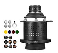 SOONPHO 50mm Snoot Conico Óptico,Condensador Óptico,Efectos Especiales de Arte en Forma de Haz de luz Cilindro para GODOX Bowens Mount