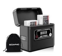 Soonpho BT-FZ100 Mobile Estuche de Carga de Batería para Sony NP-FZ100 Camera Battery Charging Case para Sony 5D Markll 5DS 5DSR 6DMarkll EOS6D 7DMarkll 7D EOS60D 60DA 70D 80D 90D EOS-R EOS R5 EOS