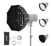 SOONPHO KS-45 17,7in/45cm Softbox Octágono Montura Bowens,Soft Box Kit Liberación Rápida con Difusor,Rejilla de Panal y Bolsa de Transporte,Compatible con Godox SK400IIIV,SK300IIV,MS300V,AD200PROII