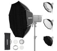 SOONPHO KS-90 35,4in/90cm Softbox Octágono Montura Bowens,Soft Box Kit Liberación Rápida con Difusor,Rejilla de Panal y Bolsa de Transporte,Compatible con Godox SK400IIIV,SK300IIV,MS300V,AD200PROII