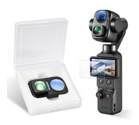 Soonpho Lente Gran Angular 0.72x para dji Osmo Pocket 4 Pro | Lente óptica Wide Angle de Acoplamiento Rápido,Filtro UV,112°ángulo de Visión Ultraamplio,para Cámaras de Acción