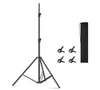 soonpho Light Stand Soporte de luz de 2,8 m con Adaptador Universal de 6,35 mm a 9,5 mm para Estudio monolight softbox Reflector fotografía Retrato Formato vídeo