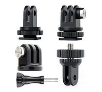 SOONSUN Adaptador de Montaje de trípode, Adaptador de Tornillo de 1/4-20, Adaptador de trípode y Zapata fría Compatible con GoPro Hero 12 11 10 9 8 7 6 5 4 3 2, Session, MAX y Todas Las cámaras de