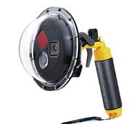 SOONSUN Puerto Domo para GoPro Hero 12 / Hero 11 / Hero 10 / Hero 9 Negro, Filtro de Primer Plano Rojo Integrado de Aumento de 10x, Lente de cúpula subacuática con Carcasa Impermeable para GoPro Hero