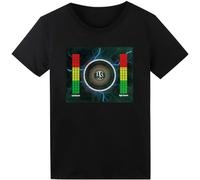 SOOOEC Camiseta LED activada por sonido, camiseta iluminada para Halloween, fiesta EDM, hip hop, cosplay, concierto, disfraz de cumpleaños, DJ, color negro, Negro (sonido), XL