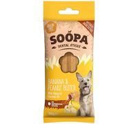 SOOPA Palo dental de plátano y mantequilla de maní - plátano y manteca de maní 100 g