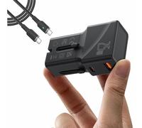 SooPii Adaptador de viaje de 25 W en todo el mundo con USB C/A, adaptador universal de viaje, mini adaptador de viaje internacional para Estados Unidos, Reino Unido, UE, AU, JP, Tailandia con cable de