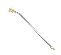 Sooprinse - Accesorio Limpiador de canalones de extensión de arandela de Alta presión, Barra de canalón para Lanza/Varita de 1/4 de Pulgada, conexión rápida, Barra Curva de 30 Grados, 14 Pulgadas