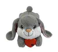Soothers Heartbeat Bunny - Juguete de conejo de peluche, juguete calmante suave | Juguete interactivo para dormir de latido del corazón para perros, juguete suave para aliviar el estrés, juguete