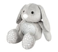 Soothing Plush Toy, Music Sleep Companion, 7.28x7.09in Animal Projector Doll, Authentic Colorful Breathing Light, 3 Gear Brightness Modes for Kids Bedtime Use