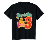 Sooty I Am Three 3er cumpleaños Pawsome Kids Camiseta