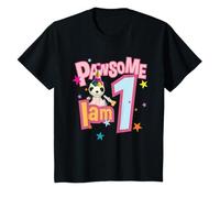 Sooty Soo I Am One 1er Cumpleaños Pawsome Kids Camiseta