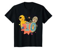 Sooty & Sweep 10º cumpleaños para niños de Diez años Camiseta