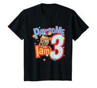Sooty Sweep I Am Three 3er cumpleaños Pawsome Kids Camiseta