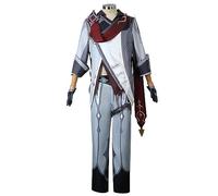 SOOYOOYOO Genshin Impact Cosplay Tartaglia Disfraz de Personajes del Juego Trajes de Halloween de Conjunto Completo para Unisex