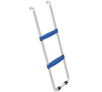 Soozier Escalera para trampolín de 2 escalones, gancho universal, 330LBS | Escalones anchos horizontales, marco de acero galvanizado, accesorios de escalera para trampolín exterior para adultos