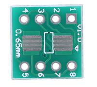 SOP8 SSOP8 TSSOP8 to DIP8 Adapter Board | 100PCS SMD to Dip Converter Module | Aluminum & Plastic Material for PCB/Circuit Board/Electronics | 1A Rated Current, Lightweight