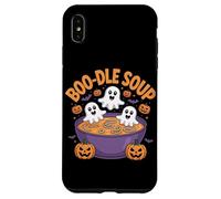Sopa Boo-Dle Fantasmas espeluznantes de Fideos Carcasa para iPhone XS MAX