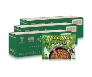 Sopa de fideos vegetariana YUM YUM 30x60g Tailandia