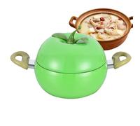 ,Sopa De Frutas Y Verduras,Tomates Cocotte Con Tapa - Para Placas De Inducción Para Sopa Leche Espaguetis Hornear Estufa de cocina a fuego lento