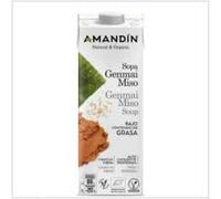 Sopa de Genmai Miso (Arroz Integral) - Pack de 12 Litros (2 Cajas de 6 x 1L) - Fermentación Natural y Tradicional - Sabor Intenso y Nutritivo - Base Probiótica Lista para Servir - Sin Gluten