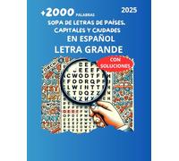 Sopa de Letra: Viaje por el Mundo: Sopa de letras para jóvenes y adultos en Español