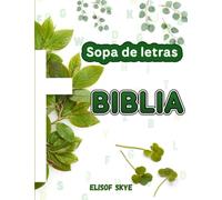 Sopa de Letras Biblia: Libro de Crucigramas con Palabras de la Biblia para para Niños y Personas Mayores | Rompecabezas con Sopa de Letras del Libro Sagrado con Letras Grande y Soluciones