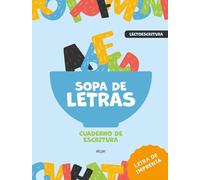 Sopa de letras. Cuaderno de escritura (letra de imprenta)