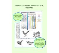 Sopa de Letras de Animales por Hábitats: ¡Descubre la fauna de la selva, el desierto, el ártico y más!