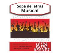Sopa de Letras de Música: Rompecabezas en letra grande con géneros, instrumentos, teoría musical, grabación, DJ y producción, y términos de la ... personas mayores) (Word Search Puzzle Books)