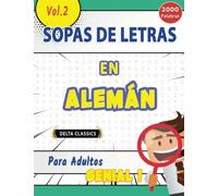 SOPA DE LETRAS EN ALEMÁN PARA ADULTOS - GENIAL! VOL.2 - DELTA CLASSICS (Sopas de Letras Classicas)