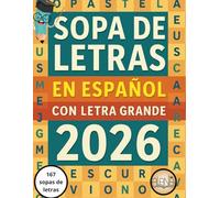 Sopa de Letras en Español con Letra Grande 2026: pasa tiempo