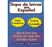 Sopa de Letras en Español. Letra Grande.: Sopa de letras temáticas: profesiones, actividades económicas, fuentes de energía. Formato 8,5x11 pulgadas. ... mientras encuentras palabras interesantes