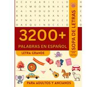 Sopa de Letras en Español: Más de 3200 palabras en 100 juegos temáticos en 20 temas diferentes para que jóvenes, adultos y personas mayores entrenen su mente. (Spanish Edition)