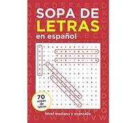Sopa de Letras en Español: Nivel Mediano y Avanzado