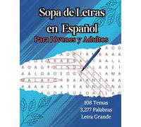 Sopa de Letras en Español para Adolescentes y Adultos: Mejora la Memoria