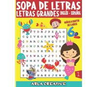 SOPA DE LETRAS En Inglés-Español Niños a partir de 5 Años: Puzzle Letras Grandes en varios Temas : con Traducción dal Español | Apprender Inglés ... para niños (Sopa de Letras Inglés-Español)