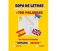 Sopa de Letras en Ingles para Niños: Libro de Juegos Educativos para Niños de 8 a 12 Años: Aprende Inglés jugando con Pasatiempos infantiles (Pasatiempos Educativos Zopagarpa)