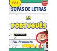 SOPA DE LETRAS EN PORTUGUÉS PARA PRINCIPIANTES - GENIAL! VOL.2 - DELTA CLASSICS (Sopas de Letras Classicas)